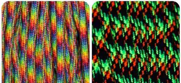 (image for) HippieBlacklightParacord - Click Image to Close